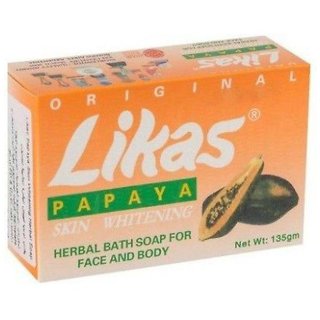                       Likas Papaya Skin Whitening Soap 135 gm                                              