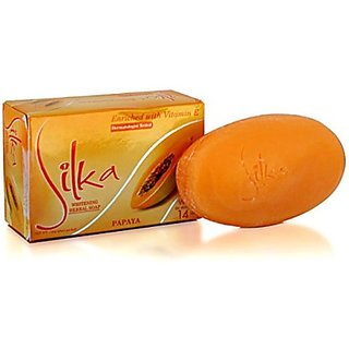                       Silka Papaya Whitening Soap                                              