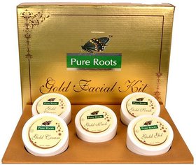 Pure roots Gold Facial Kit 100g +Aloevera Lotion 40ml