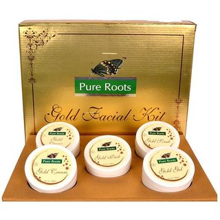 Pure roots Gold Facial Kit 100g +Aloevera Lotion 40ml