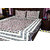 RAINBOZ  Cotton Double  Floral Printed jaipuri Rajasthani designed traditional  king sized Bedsheet  with 2-Pillow cover