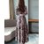 Westchic Women's Foan Printed Velvet Dress
