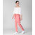 Westchic Women's Red Straip Pajama & White Top Combo