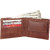 DAANKIE Men Brown Pure Leather RFID Wallet 3 Card Slot 2 Note Compartment