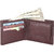 DAANKIE Men Brown Pure Leather RFID Wallet 3 Card Slot 2 Note Compartment