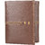 DAANKIE Men Brown Pure Leather RFID Wallet 9 Card Slot 2 Note Compartment