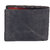 DAANKIE Men Black Original Leather RFID Wallet 8 Card Slot 1 Note Compartment