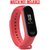 GADGETWORLD Luxury Silicon Strap for Redmi Band 3 (Red)