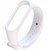 GADGETWORLD Luxury Silicon Strap for Redmi Band 3 (White)