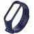 GADGETWORLD Luxury Silicon Strap for Redmi Band 3 (Blue)
