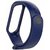GADGETWORLD Luxury Silicon Strap for Redmi Band 3 (Blue)