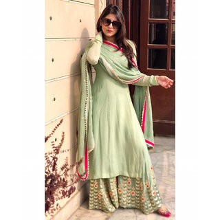 shopclues palazzo suits