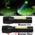 Mini 200 Meter Rechargeable Zoomable 3 Mode Cree LED Waterproof Flashlight Light Torch Metal Black -109
