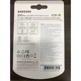 samsung 128gb evo plus mb mc128ga in micro sdhc uhs 3 memory card