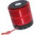 Stylopunk WS-887 Portable Bluetooth Stereo Speaker with Alarm Clock,Aux, FM, SD Card, In-built Mic  USB Red