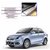 Pack Of 4 Car Mate Maruti Suzuki Dzire Car Door Sill Plates Blue Led  2017 latest Model