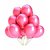 A-One Happy Birthday foil 13 Letters Balloon Set (Silver) with White, Red and Pink Balloons (Pack of 50)
