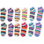 Starscollection Cotton Casual breathable Colourful Ankle Socks Pack of 12 Pairs