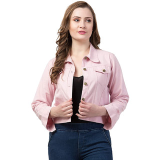 Full sleeve solid women's jacket clearance