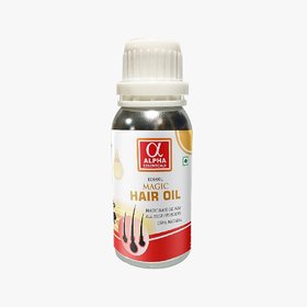 Alpha Essenticals Magic Hair Oil, 100ml, Organic Remedy for Dandruff, Hairfall