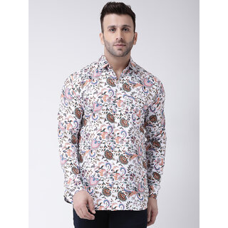                       Riag Men's Multicolor Regular Fit 100% Cotton Casual Shirts                                              