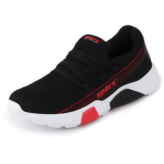 Red Lace Up Sports Running Shoes 