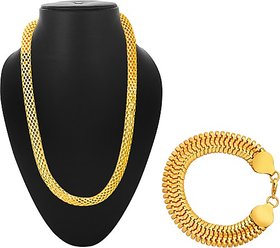 Alanswiss Stainless Steel Jewel Set (Gold)