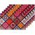 Winner Multicolor Print Table Placemats - 6 Piece Dining Mats/Table Mats