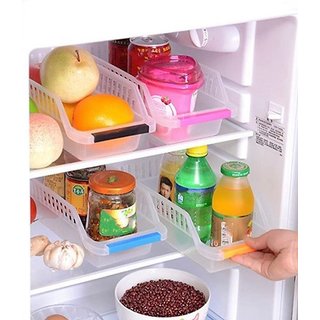 Multipurpose Fridge Space Saver Food Storage Container Organizer Basket Rack Refrigerator Drawer Shelf Tray Fruits/Veget