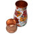 Style Homez Copper Bedroom Bottle 1100 ML, Handmade Meena Print Design