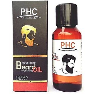 Beard and Moustache Care Facial Hair Grow Essential Oil for Men (60ml X 5 Bottles)  all Natural Ingredients