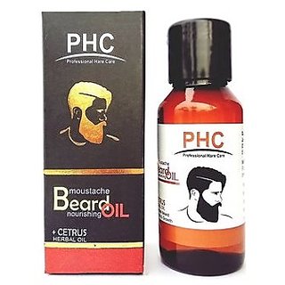 Beard and Moustache Care Facial Hair Grow Essential Oil for Men (60ml X 5 Bottles)  Non-Sticky Oil