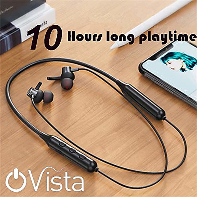 Buy Ovista DD9 Hanging Neck Wireless Magnetic Bluetooth Earphone