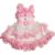 White Pink Frock for Baby Girl