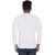 ZETE051 White R Print Full Sleeve T Shirt For Men