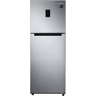 Samsung 324 L 2 Star Inverter Frost-Free Double Door Refrigerator (RT34T4522S8/HL, Elegant Inox, Convertible)