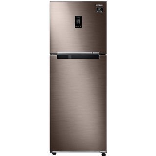 Samsung 336 L 2 Star Inverter Frost-Free Double Door Refrigerator (RT37T4632DX/HL, Luxe...