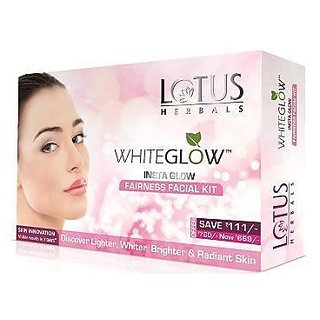 Lotus Herbals Whiteglow Insta Glow Fairness Facial kit- 160g