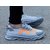 Suson Men's Grey Mesh Running Sport Shoes