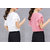 Vivient Women White And Pink Moti Top Combo