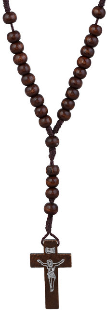 Virgin Mary hematite gemstone and stainless steel rosary bead necklace –  Unique Rosary Beads