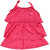 Buzzy Baby Girl's Pink Cotton Layered Ruffles Dress