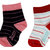 Buzzy Baby Girl Cotton Multi-Colored Printed Socks (Pack of two)