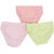 Buzzy Baby Girl's Multi-Color Cotton Panties (Pack of Three)