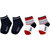 Buzzy Baby Boy's Cotton Multi-Colored Printed Socks (Pack of two)