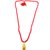 Raviour Lifestyle Lord Mahakal shivling with Rudraksha Temple Pendant With Red Hakik Agate 108 beads Mala