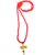 Raviour Lifestyle Mahakal Shiva Trishul Rudraksha Pendant With Red Hakik Agate 108 beads Mala