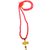 Raviour Lifestyle Mahakal Shiva Trishul Rudraksha Pendant With Red Hakik Agate 108 beads Mala