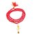 Raviour Lifestyle Om Shiv Mahakal Trishul With Rudraksha Pendant With Red Hakik Agate 108 beads Mala