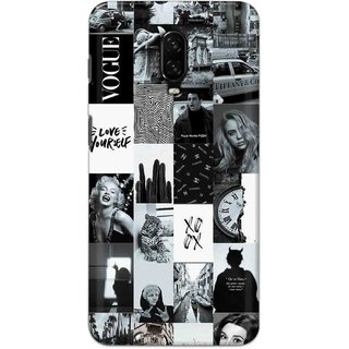 Digimate Hard Matte Printed Designer Cover Case For OnePlus6t